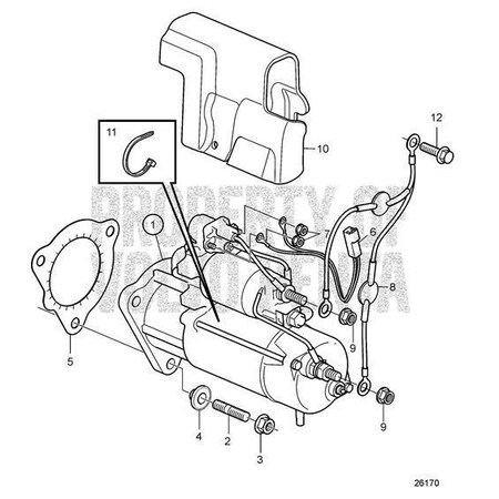 Volvo Penta Starter MotorV2 23288365